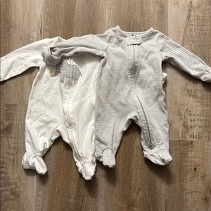 Adorable Striped and Solid Kids Footies